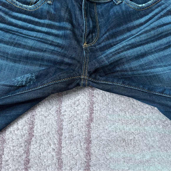 DRIFTWOOD Skinny Slim Straight Denim Jeans Size 28 Mid Rise Lightly Distressed - Picture 11 of 14